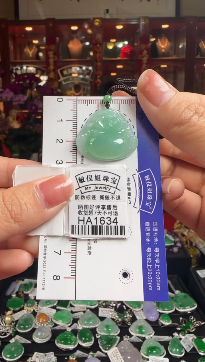 【闪购商品】翡翠颈饰未镶嵌HA1634佛公