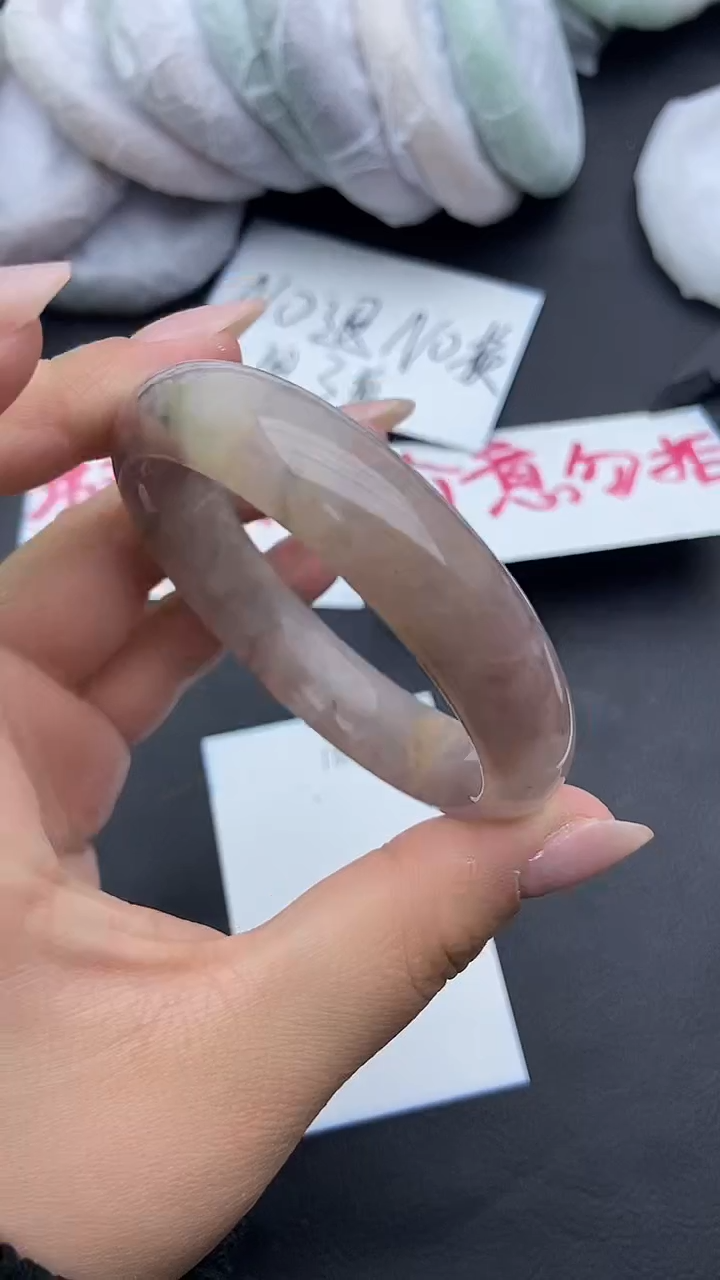 未镶嵌手镯石英质玉瑕疵188+54/55