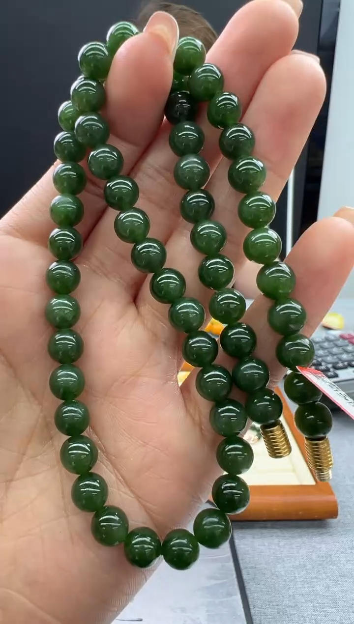 【闪购商品】和田玉（碧玉）未镶嵌颈饰28秒拍号