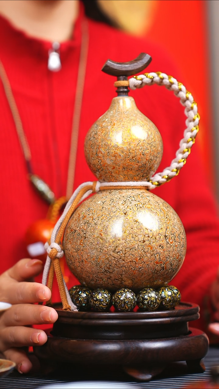 【闪购商品】JR147过年礼臻选大漆酒葫芦