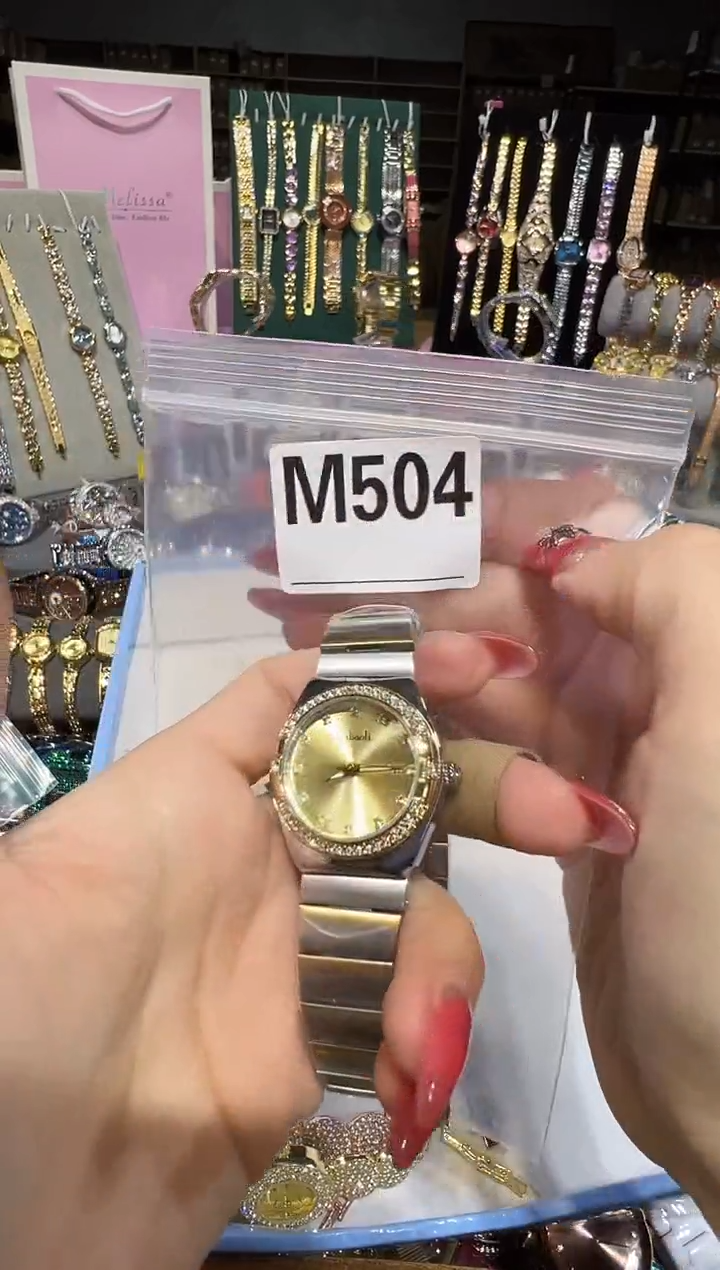 石英机芯不锈钢不锈钢直播定闪专用