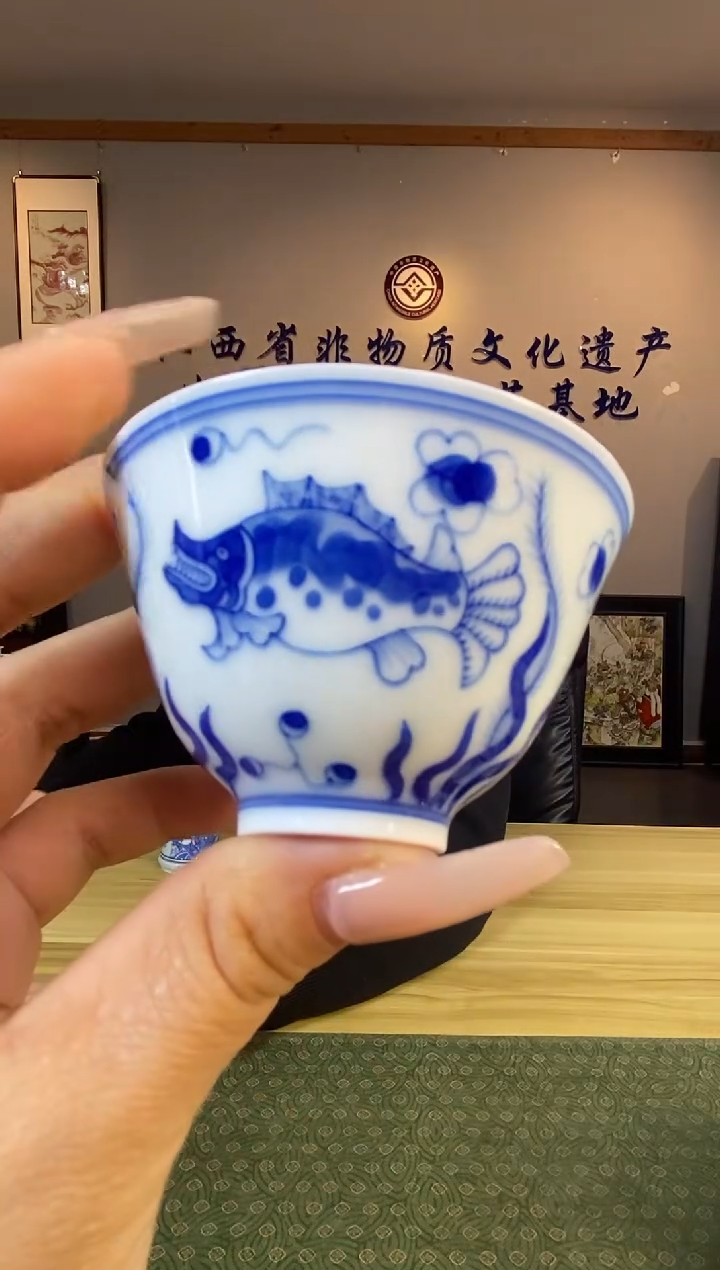 【闪购商品】景德镇青花手工手绘陶瓷