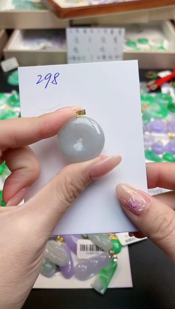 颈饰未镶嵌翡翠天然缅甸A货翡翠