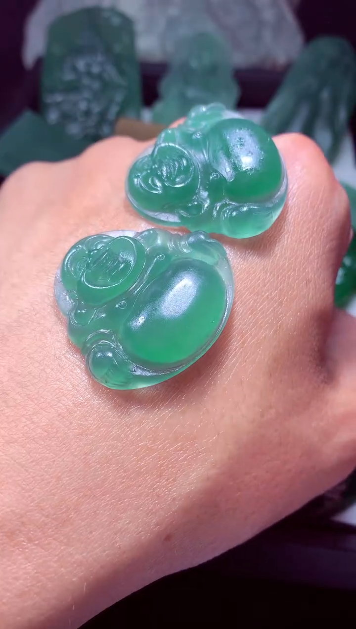 未镶嵌定制翡翠天然缅甸翡翠A货吊坠多样性发货其一