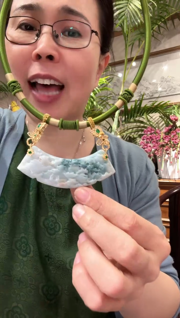 【闪购商品】翡翠颈饰未镶嵌国风