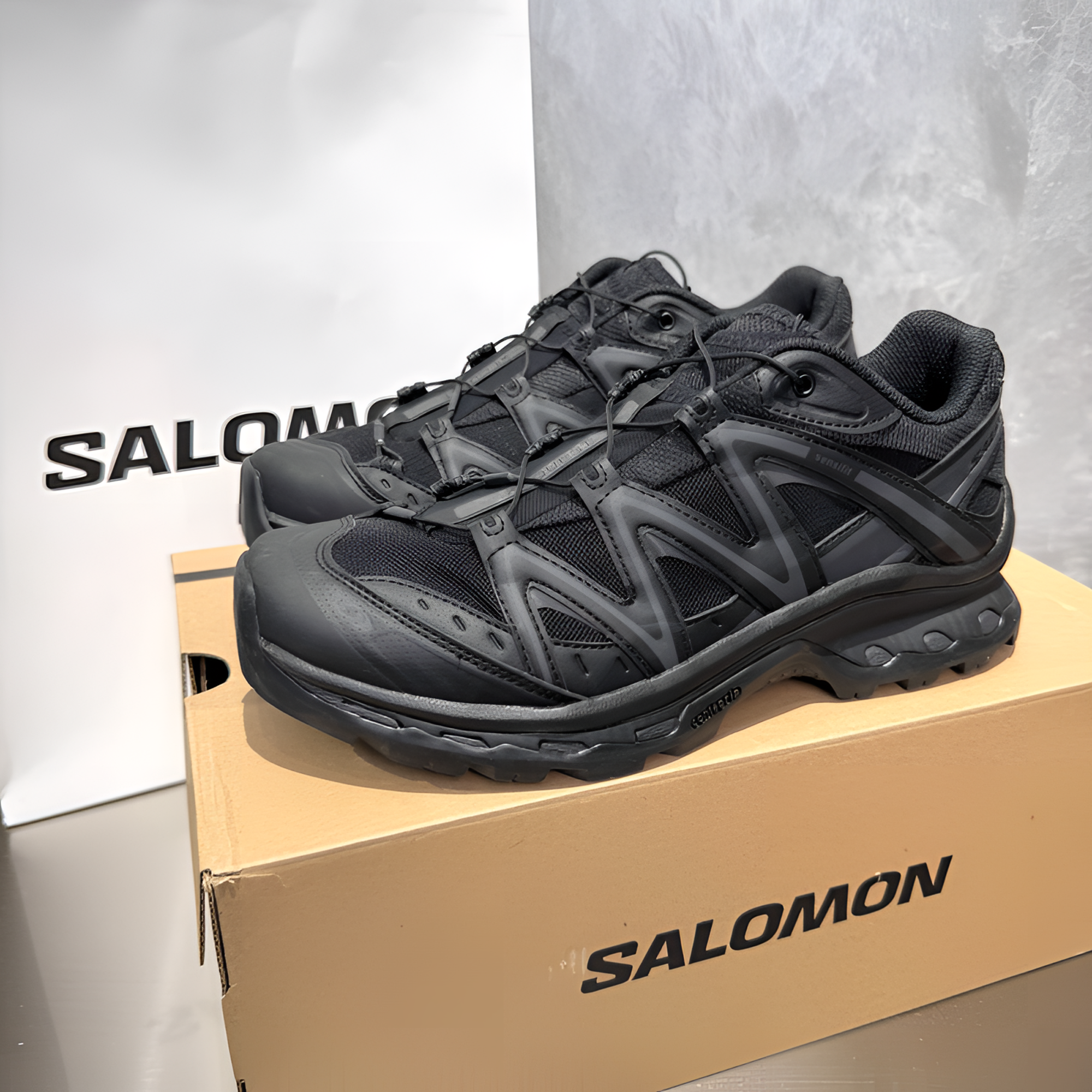 SALOMON萨洛蒙XT-Quest黑武士黑色户外运动低帮功能跑步鞋 410139