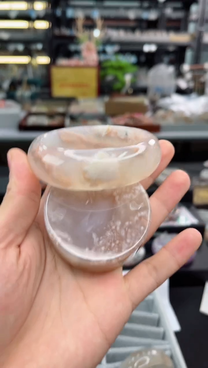 【闪购商品】石英质玉手镯未镶嵌60圈口（赠品镯心）3539378