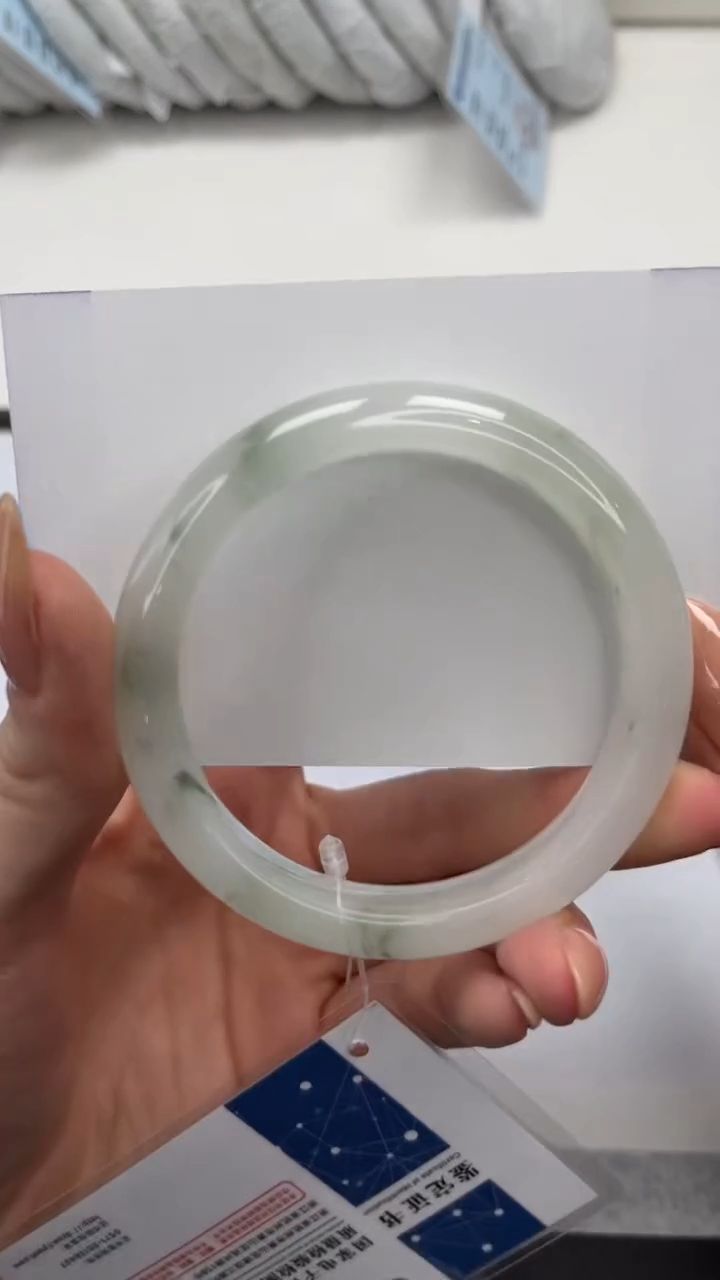 未镶嵌手镯石英质玉V313-56.2