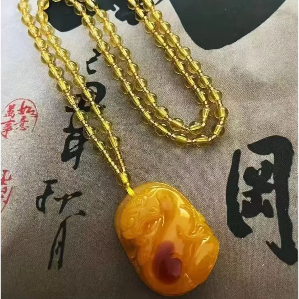 SC-448 黄色貔貅吊坠