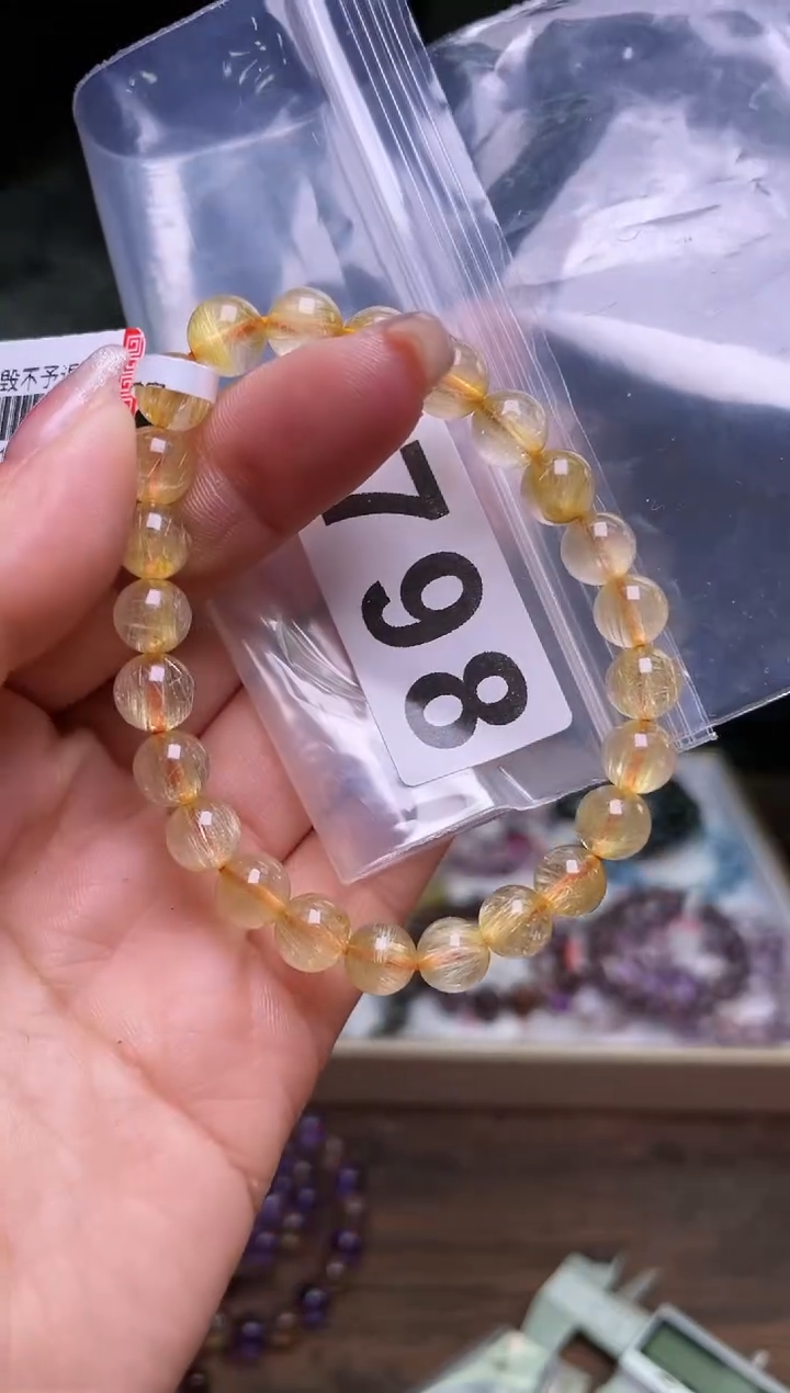 【闪购商品】水晶手链7.5/798未镶嵌多样性发一件