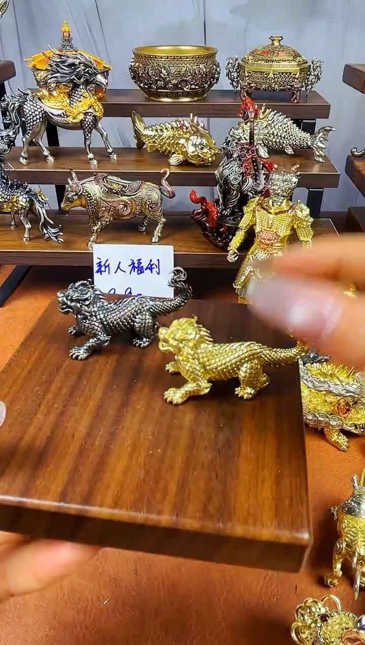 顺***六新款貔貅小号金色款