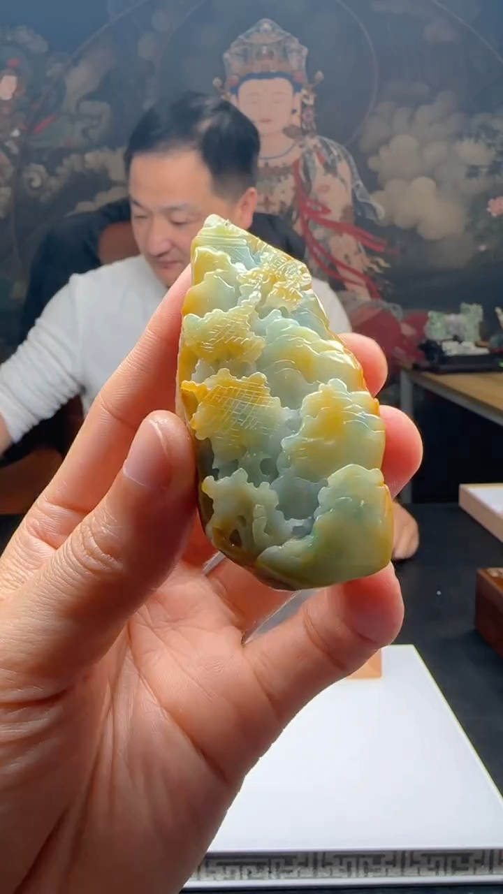 【闪购商品】定制翡翠未镶嵌L-@@QJSX12288