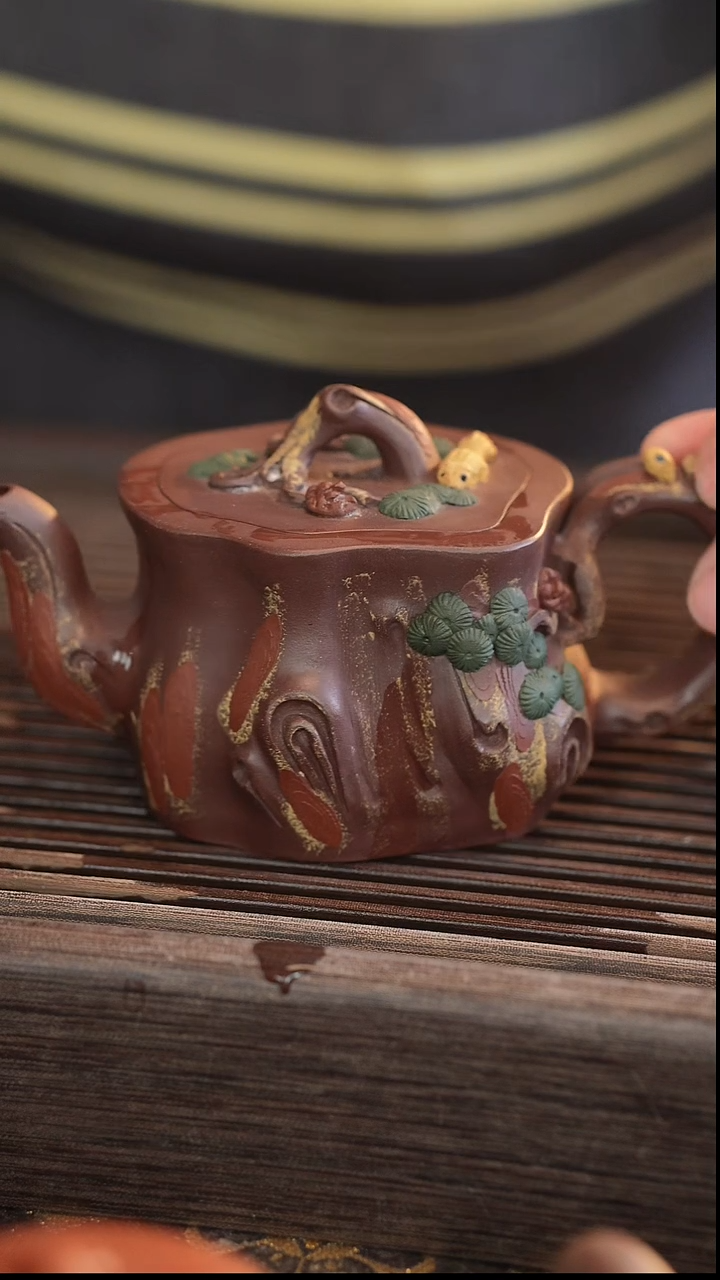茶壶紫砂全手 松桩 260cc