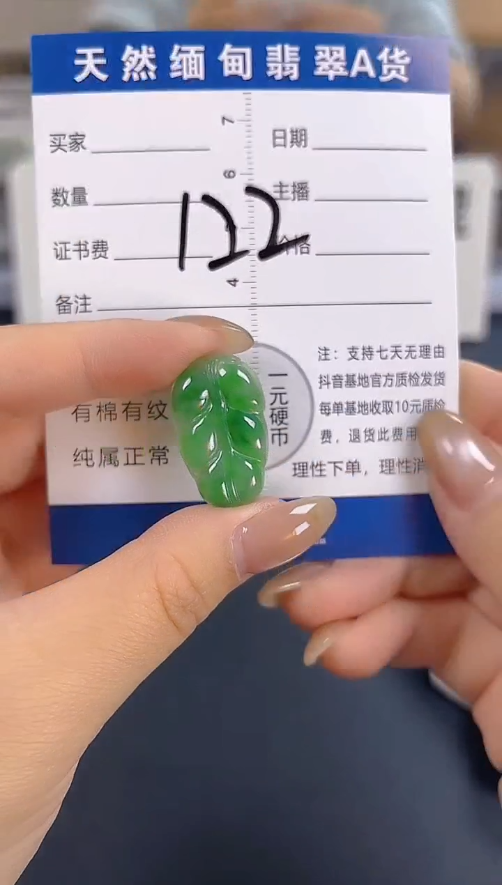 颈饰未镶嵌翡翠纯天然缅甸翡翠A货