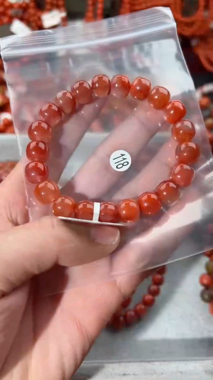 【闪购商品】南红玛瑙手串未镶嵌10