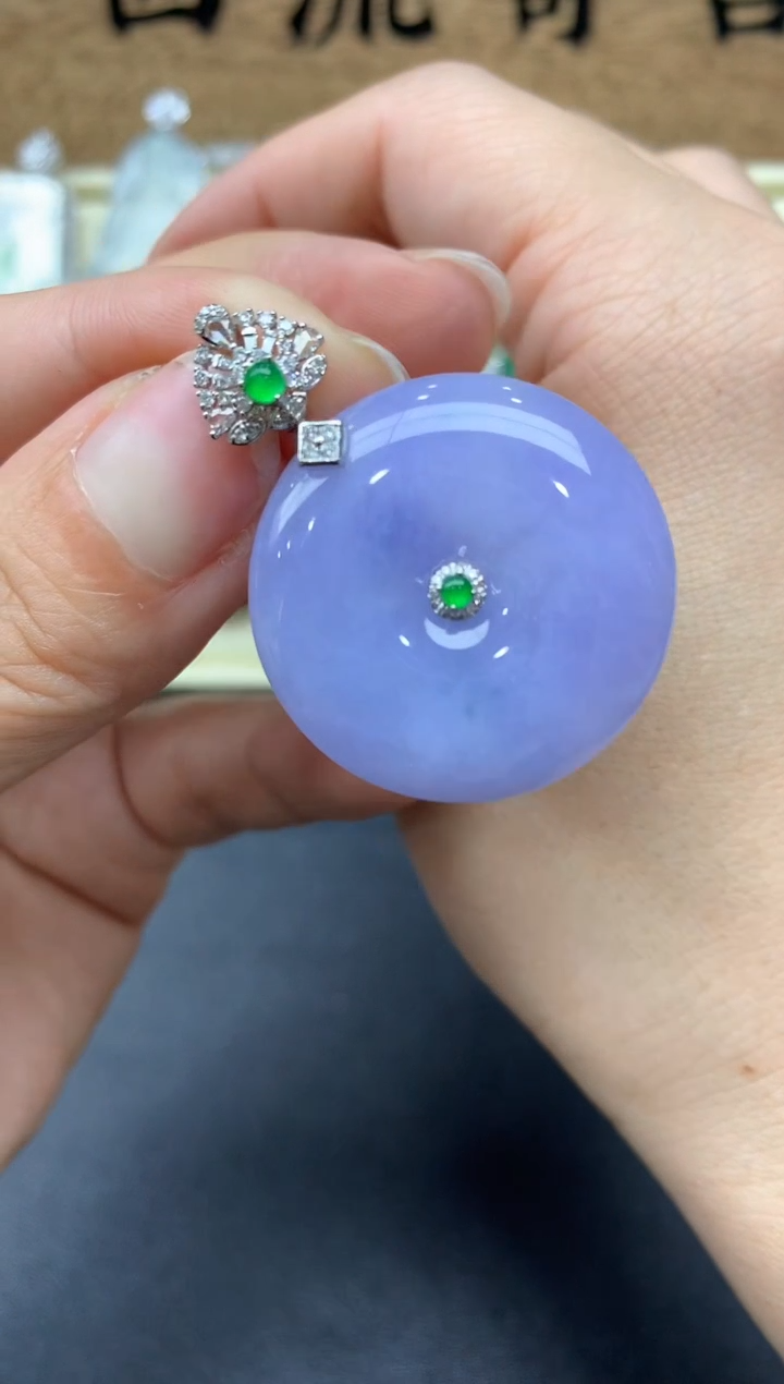 【闪购商品】翡翠颈饰18K金镶嵌571-中国好珍宝