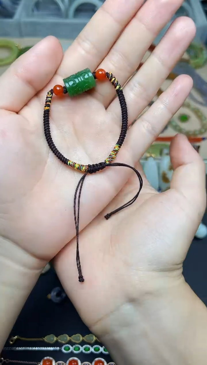 手绳未镶嵌和田玉路路通手绳06