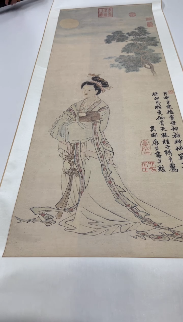 【复刻品】唐寅 嫦娥奔月