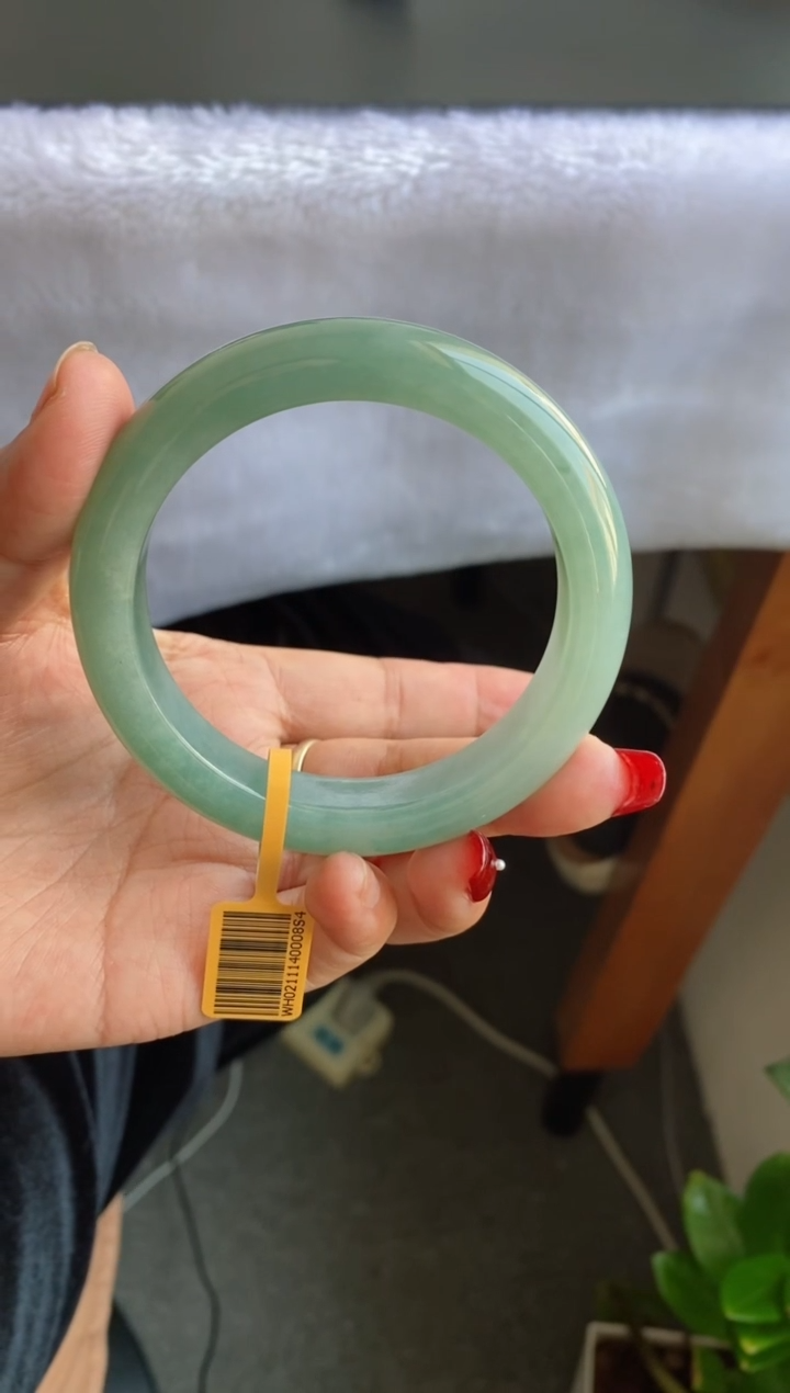 【闪购商品】翡翠手镯未镶嵌（高货血漏）冰胶湖水绿9号