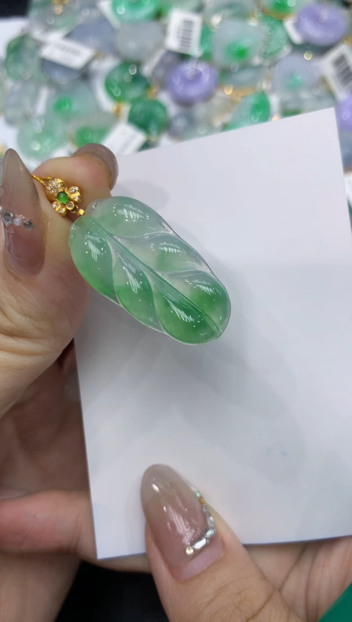 【闪购商品】翡翠颈饰18K金镶嵌222222222