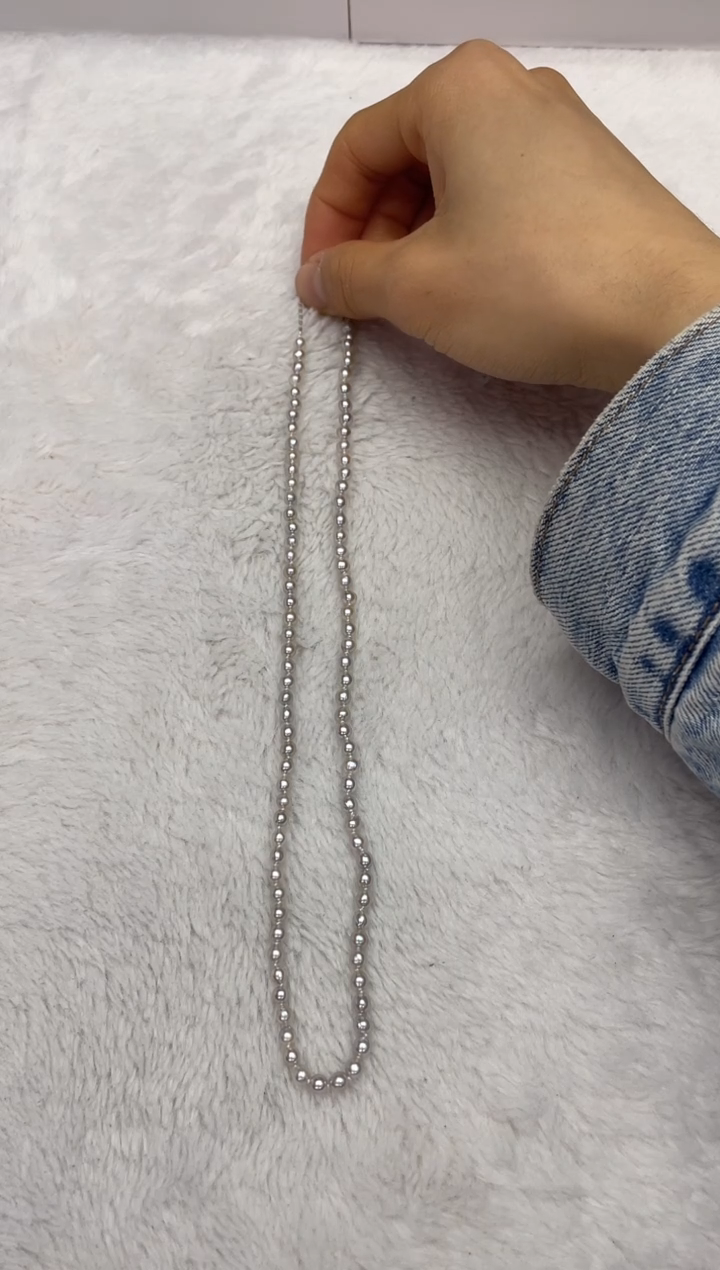 【闪购商品】海水珍珠颈饰未镶嵌AK真多麻4-4.5mm（多样性发一）