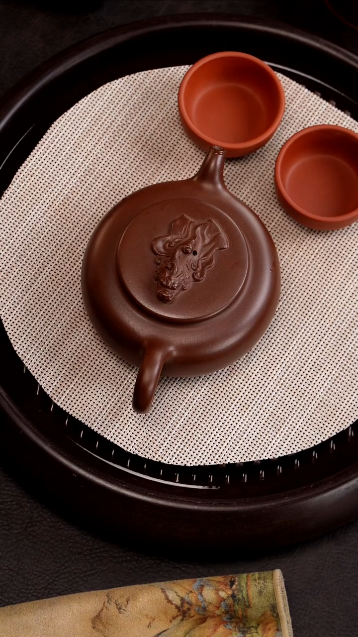 茶壶紫砂QST25文革泥祥瑞280cc