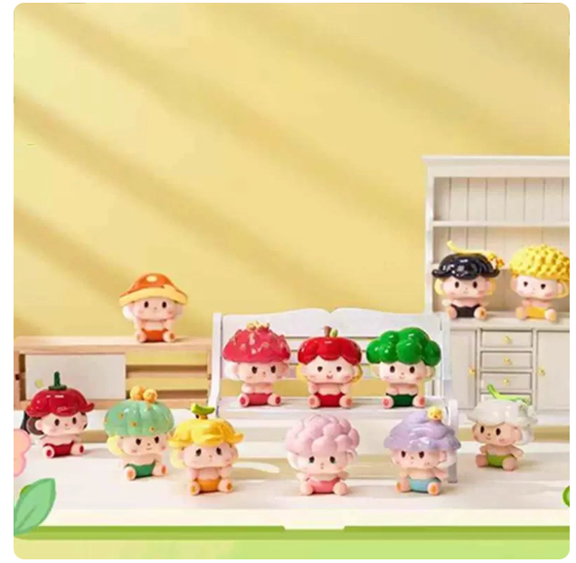 【萌萌拆盒】憨豆baby吃水果盲盒手办