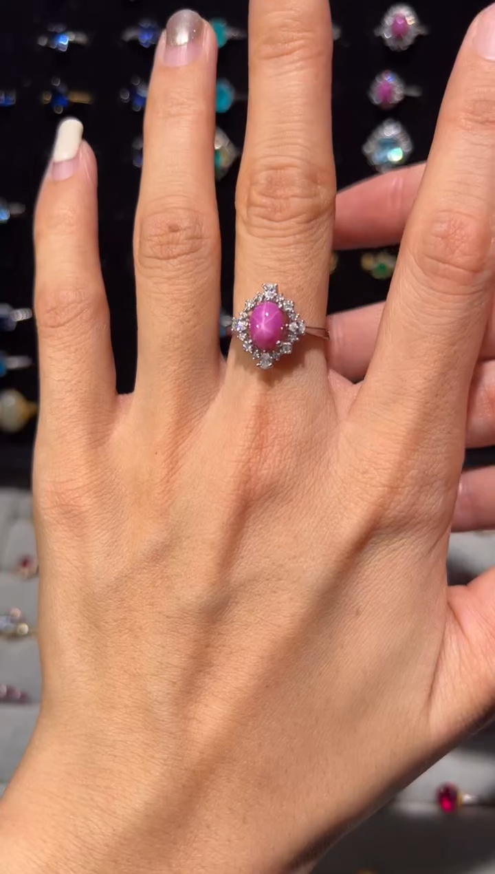 【闪购商品】蓝宝石戒指银S925镶嵌413513