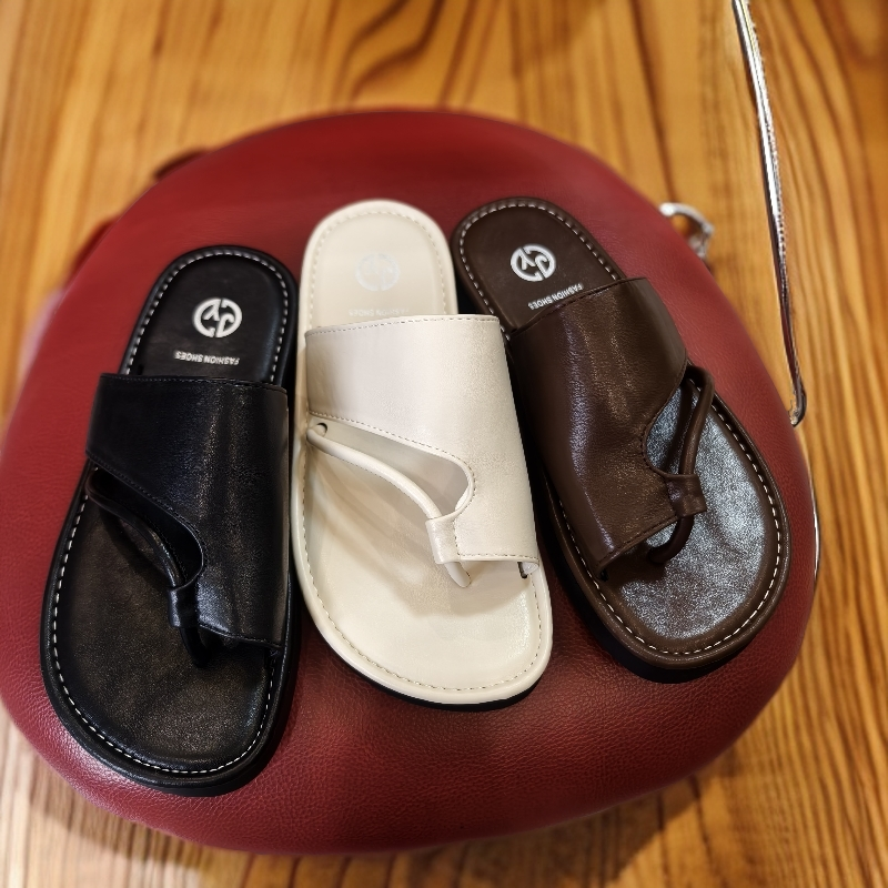 -13 平底厚底女鞋鞋拖时尚休闲沙滩鞋胶粘鞋时尚平跟 109