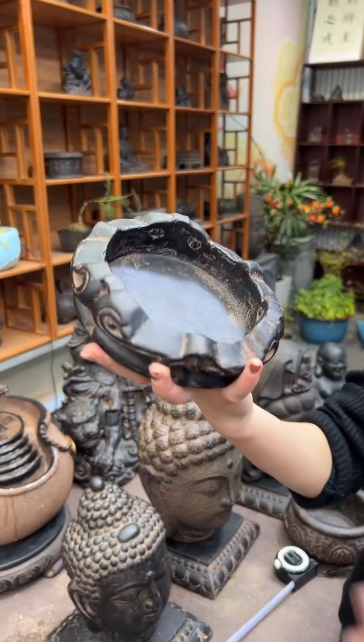 陶土【火山泥】金箍坛底座