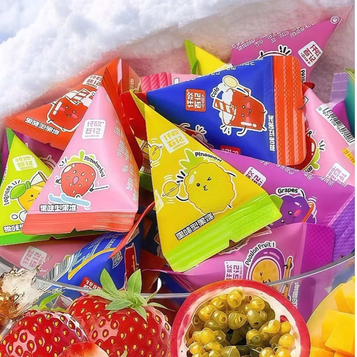 福利别冻我三角果冻小吃饮料休闲儿童网红解馋学生宿舍小零食