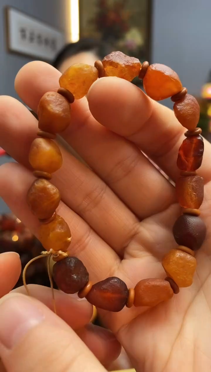手链琥珀未镶嵌手串