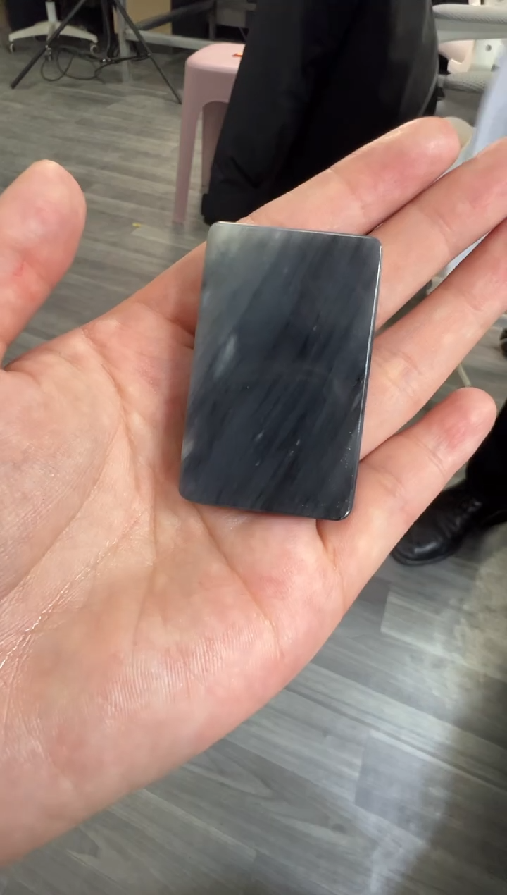 吊坠(不含链)未镶嵌和田玉楼兰三色无事牌