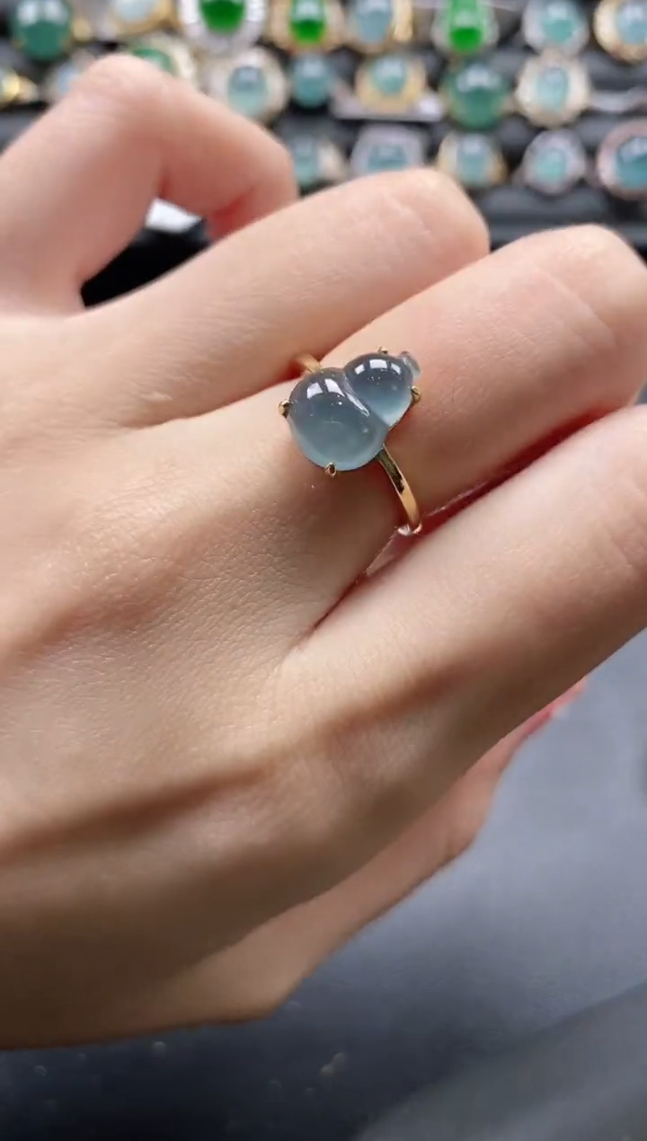 【闪购商品】翡翠戒指银S925镶嵌1111