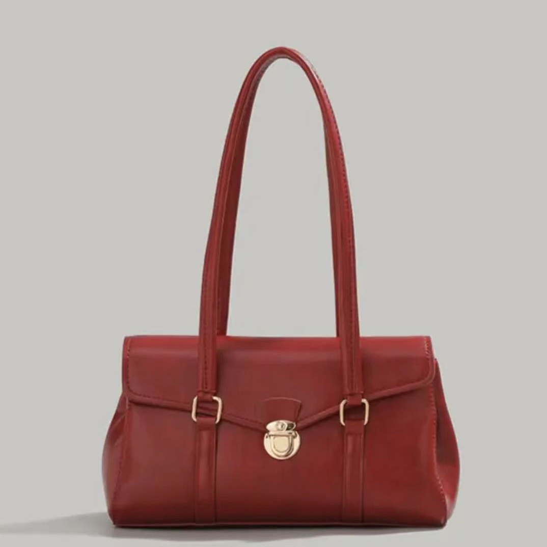 防盗日韩托特包单根车缝线单肩包休闲小众简约肩包