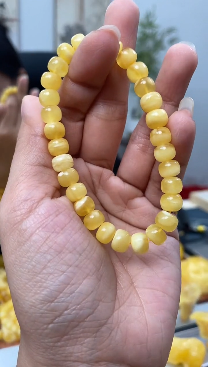 【闪购商品】琥珀裸石未镶嵌天然琥珀蜜蜡手串
