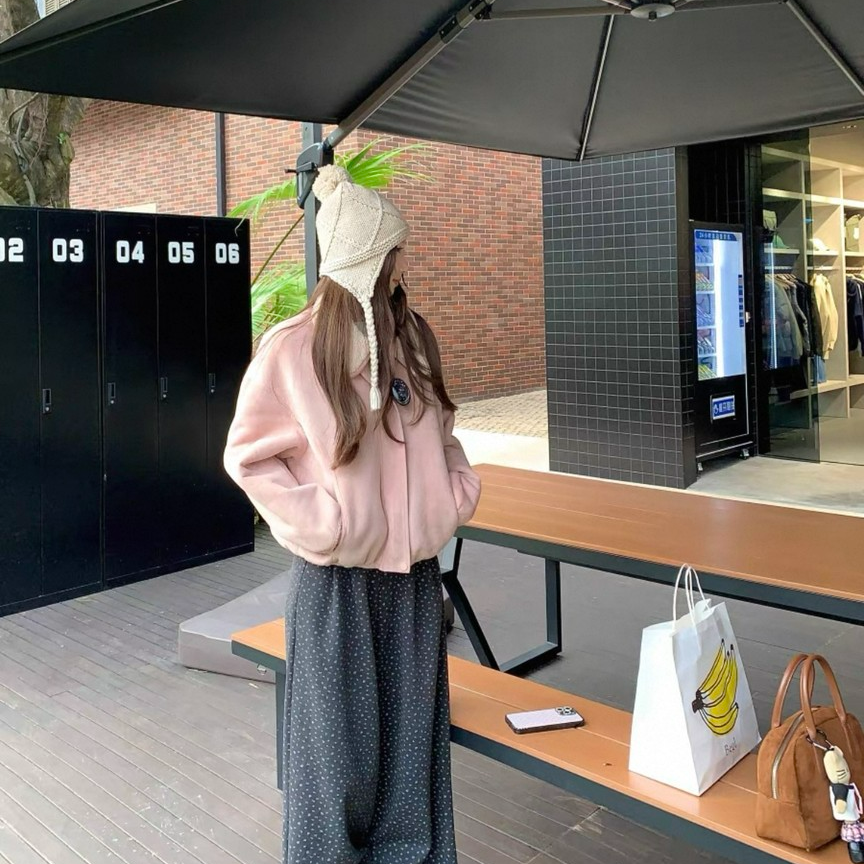 运补6-8 翻领外套女2025新款冬季韩系穿搭加绒加厚保暖棉衣棉服