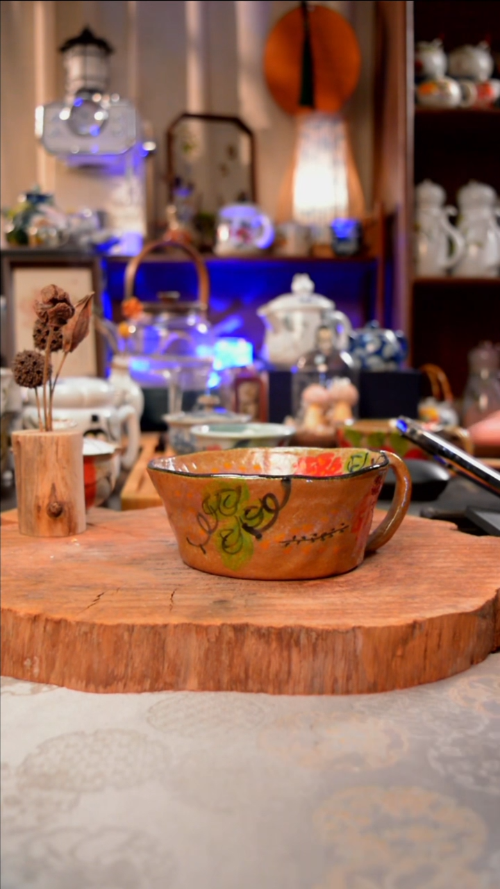 摆件紫藤花手工手绘手工手绘