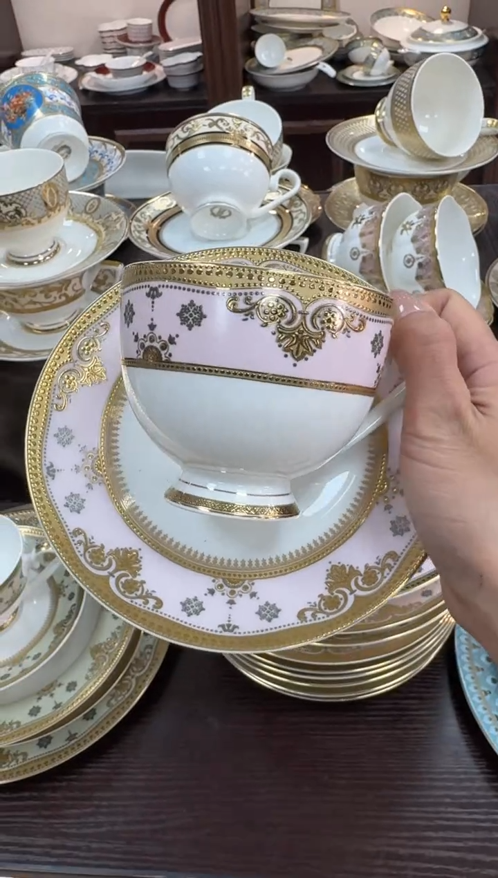 【闪购商品】瓷片200毫升杯碟福利款