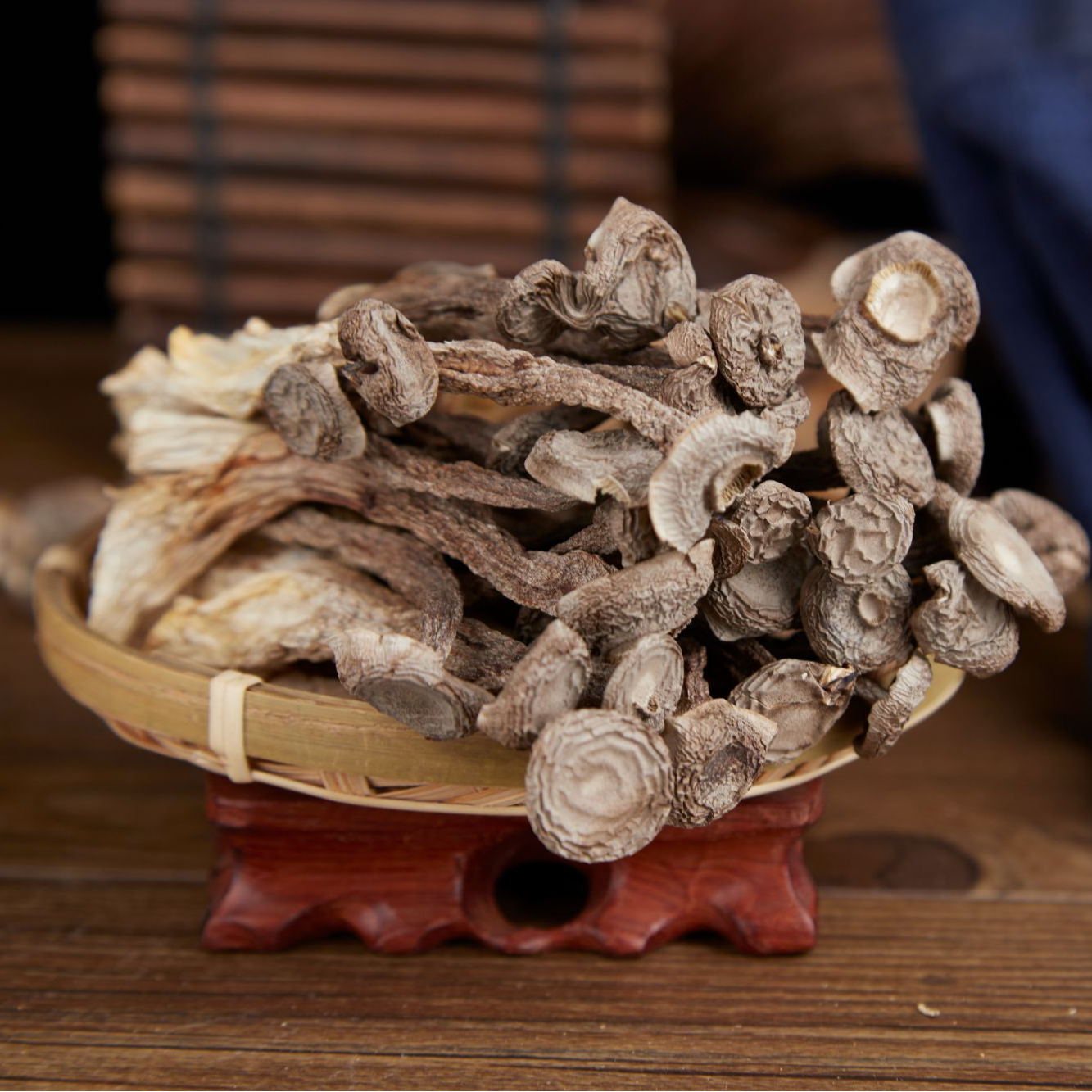 500g鹿茸菇干货新货高山食用菌可煲汤炒菜的新鲜食材