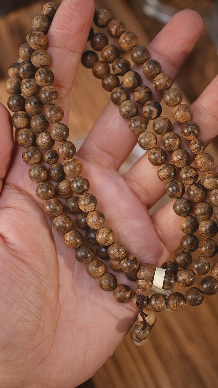 沉香手串菩萨棋金星小棋楠0.82-26克xb1205