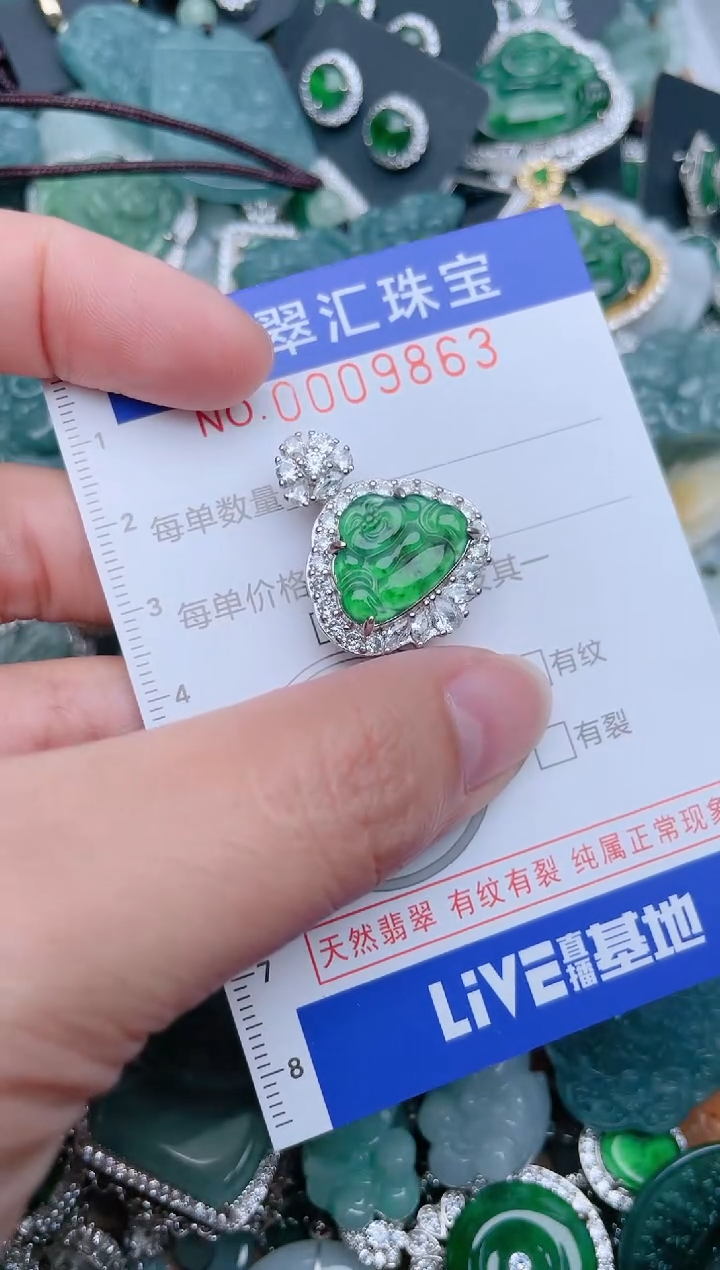 【闪购商品】翡翠颈饰未镶嵌9863.....