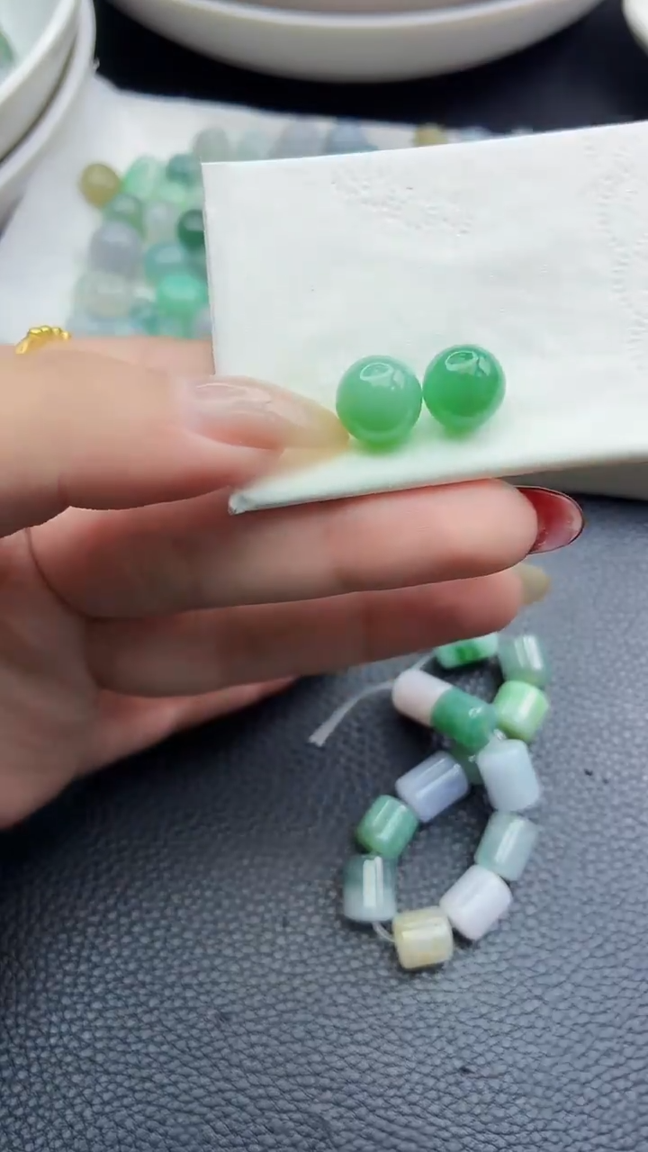未镶嵌定制翡翠じ***子9817