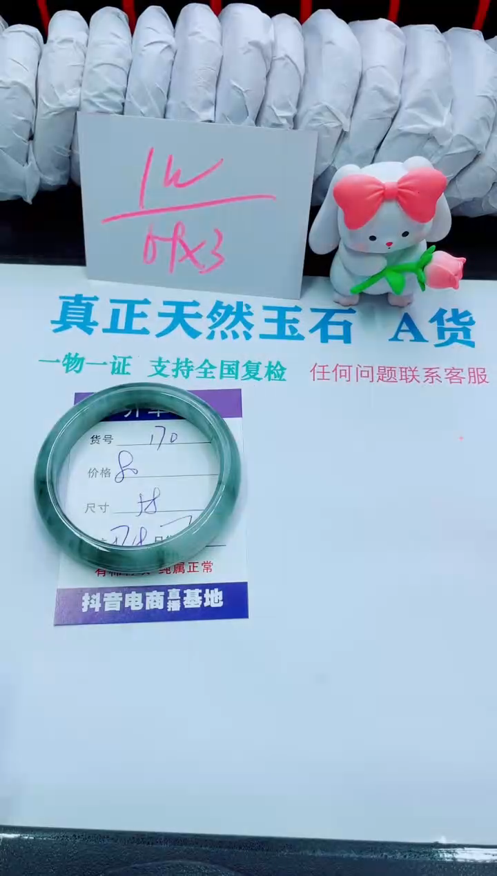 【闪购商品】石英质玉手镯未镶嵌170