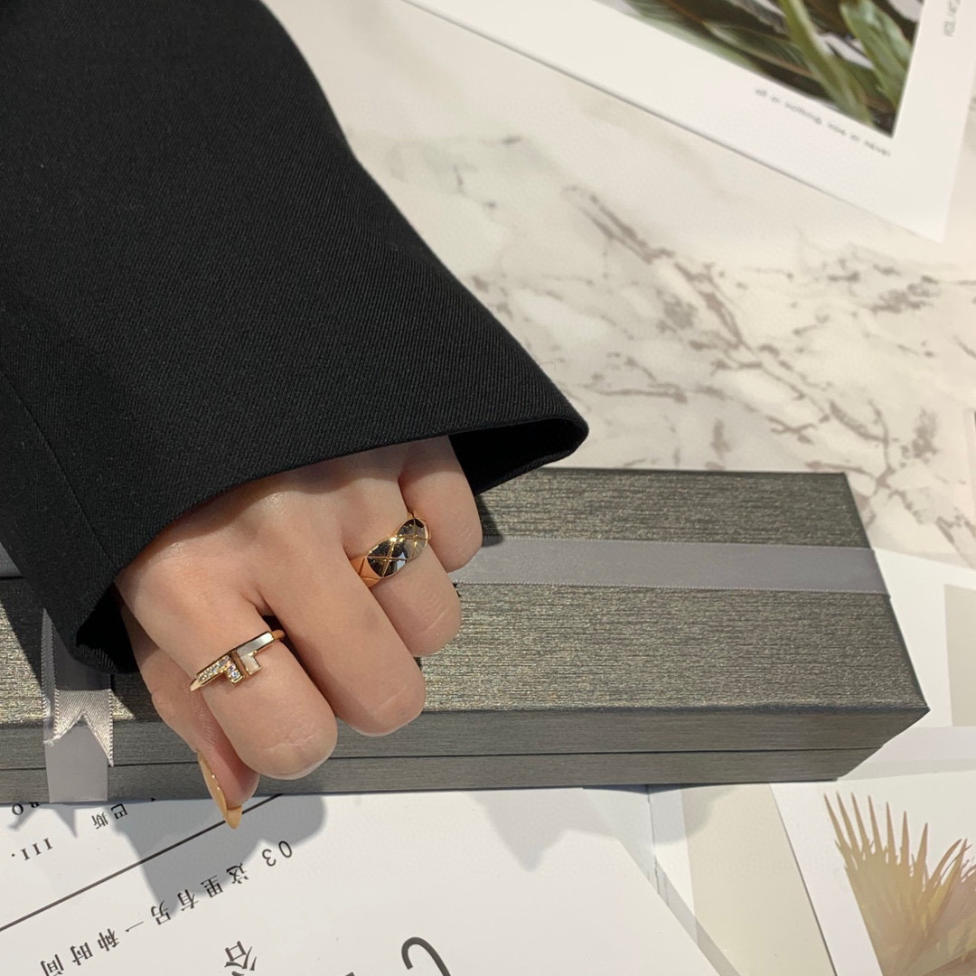 《ZS》T06加钻气质洋气轻奢百搭时尚小众精致甜美 戒指