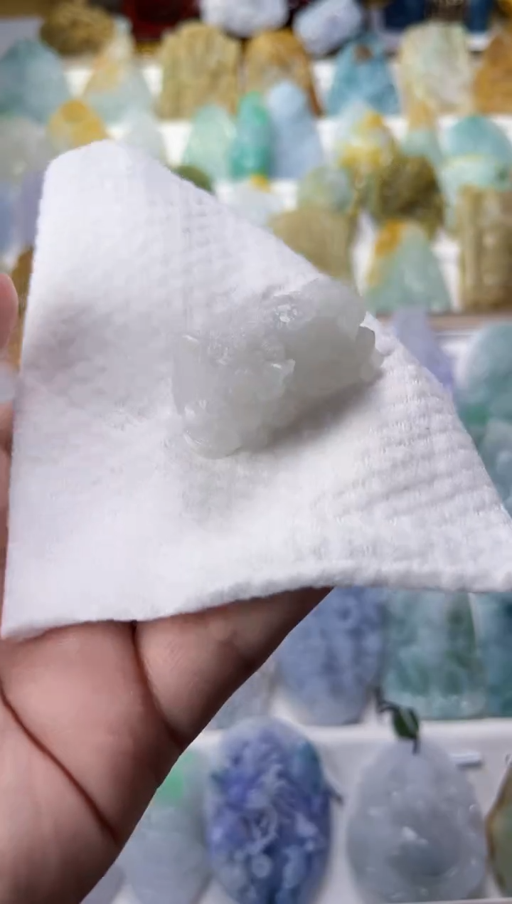 【闪购商品】定制翡翠未镶嵌毛货定制貔貅 不退不换