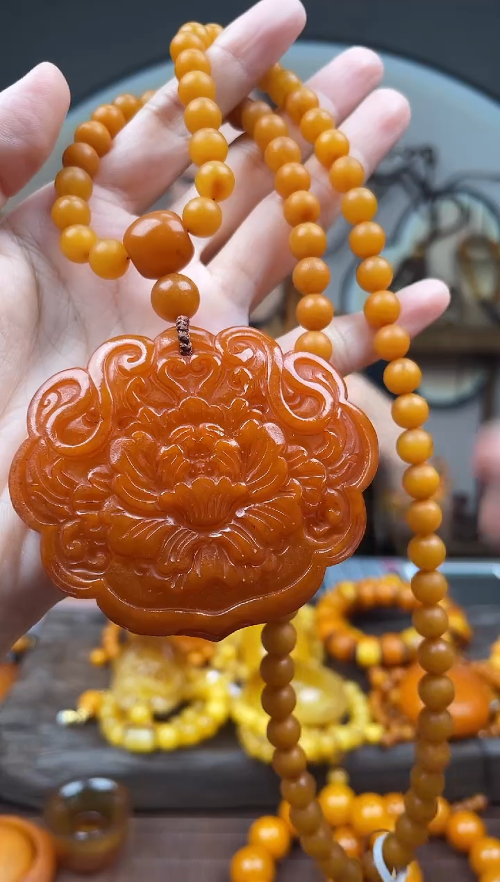 裸石琥珀未镶嵌首饰 假1赔4（多样性发货1件