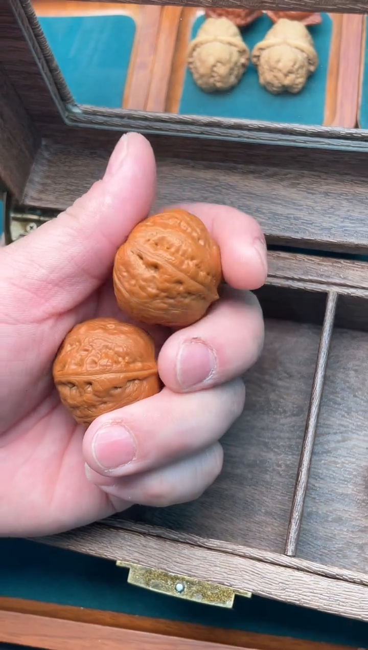 【闪购商品】文玩核桃把件秋子核桃风雨哥