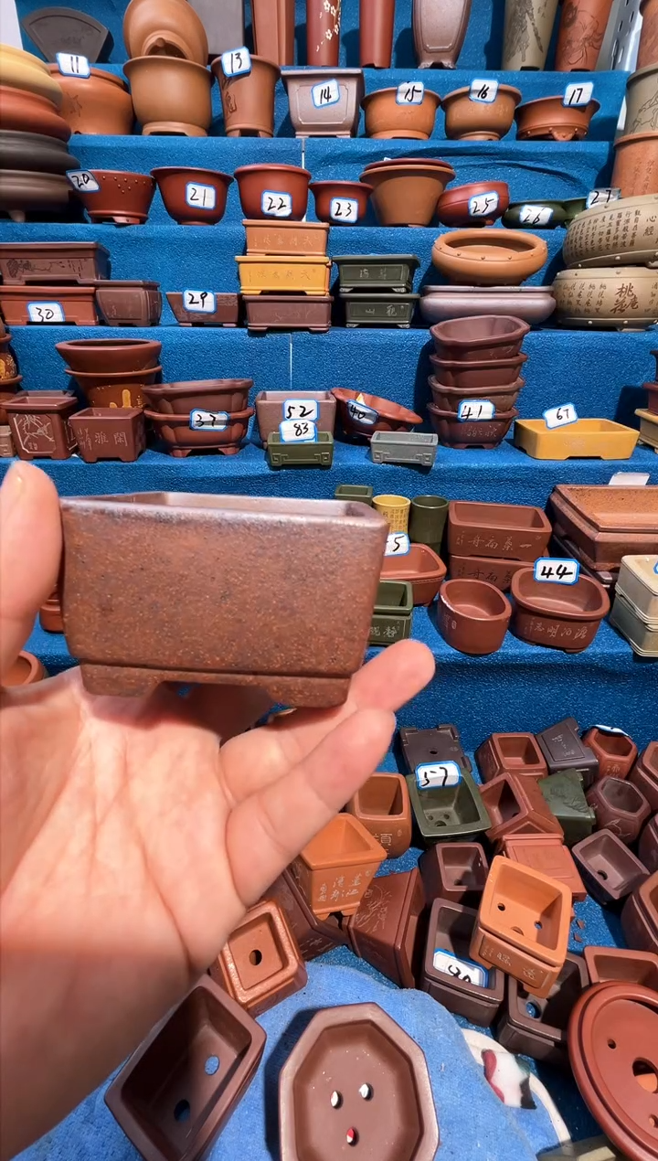 【闪购商品】紫砂紫砂花盆7.5*4