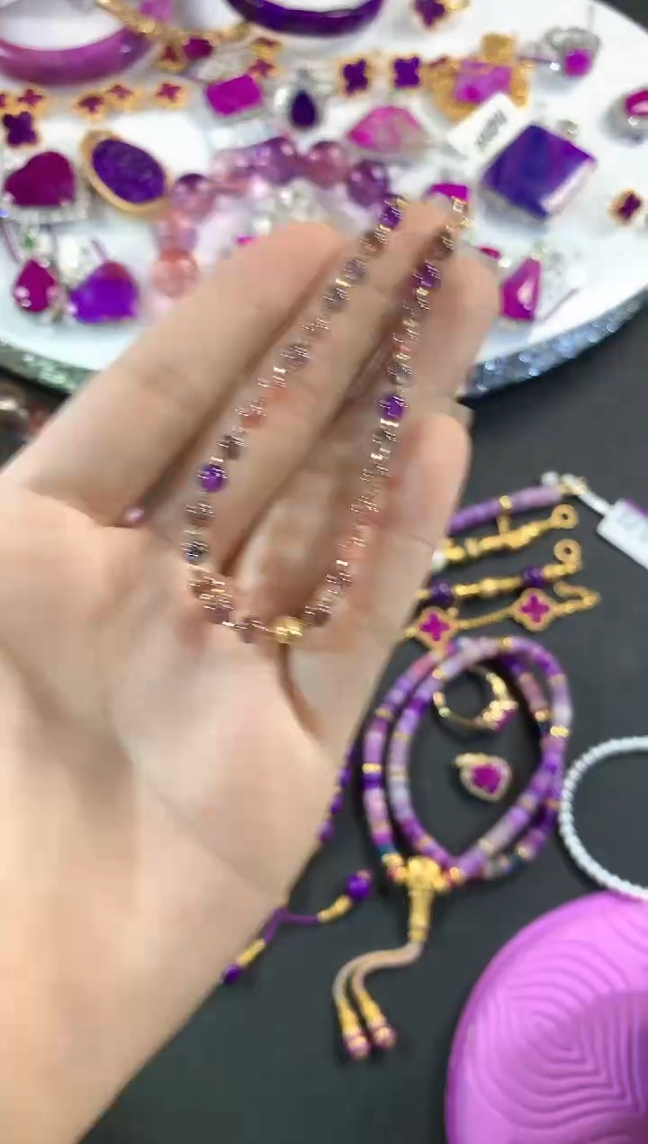 【闪购商品】水晶手链18K金镶嵌水晶手链